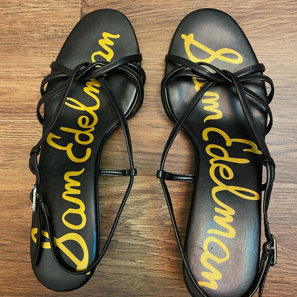 Sam Edelman Leather Strappy Sandals - Picture 1 of 9